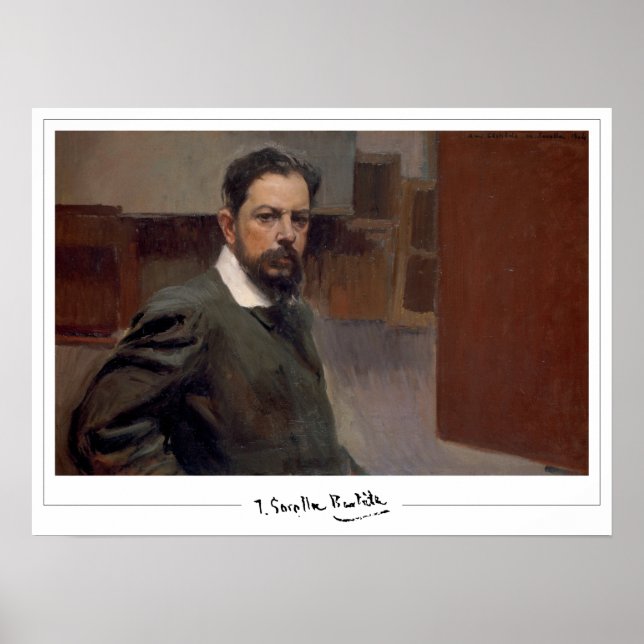 Joaquín Sorolla Zedign konstaffisch #493 Poster (Framsidan)