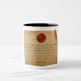JOB 12:7 - Kaffe Mugg