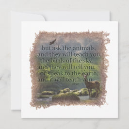 JOB 12:7 - Personalized Notecard Anteckningskort