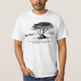 JOB 14:7 Grundläggande T-shirt för män