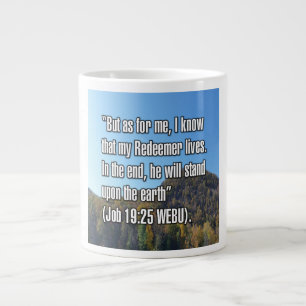 Job 19:25 WEBU Mugg Jumbo Mugg