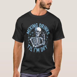 Job Sarcasm Humor Pensionering Skelett Karriär Yrk T Shirt