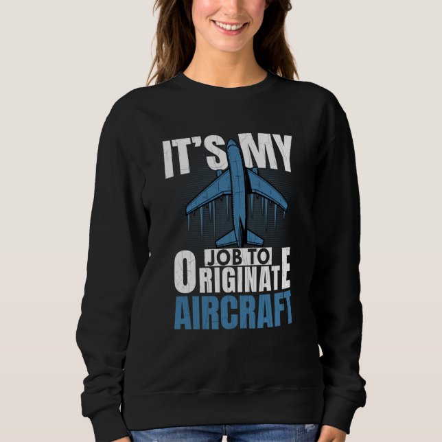 Job To Originate Aircraft Aerospace Engineer Graph T Shirt (Framsida)