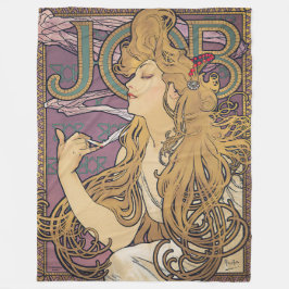 Jobb (1896) från Alphonse Mucha Fleecefilt