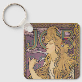 Jobb (1896) från Alphonse Mucha Nyckelring