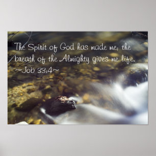 Jobb 33:4 Poster