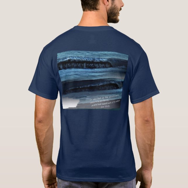 Jobb 38:8 t shirt (Baksida)