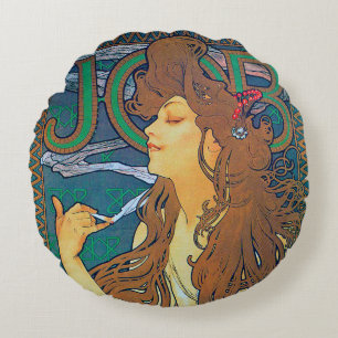 JOBB, Alphonse Mucha Dekorativ kudde