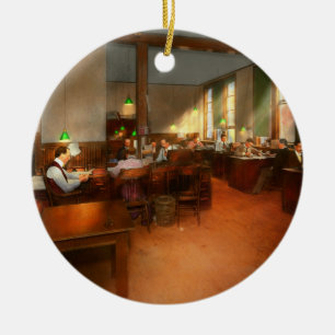 Jobb annat - kontoret - dess nyheterna värdig 1899 julgransprydnad keramik