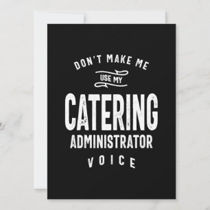 Jobb för catering-administratörsjobb, födelsedag