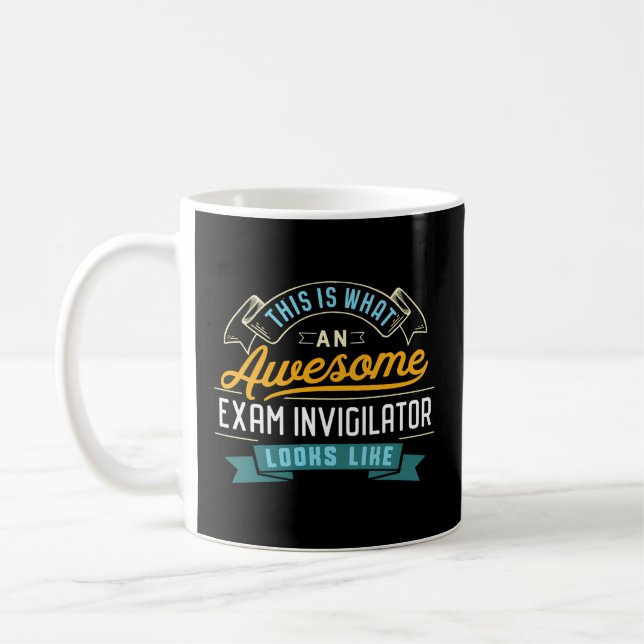 Jobb för Exam Invigilator Fantastisk Kaffemugg (Vänster)