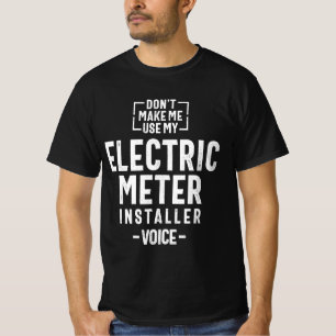 Jobb för installation av elmetersystem t shirt