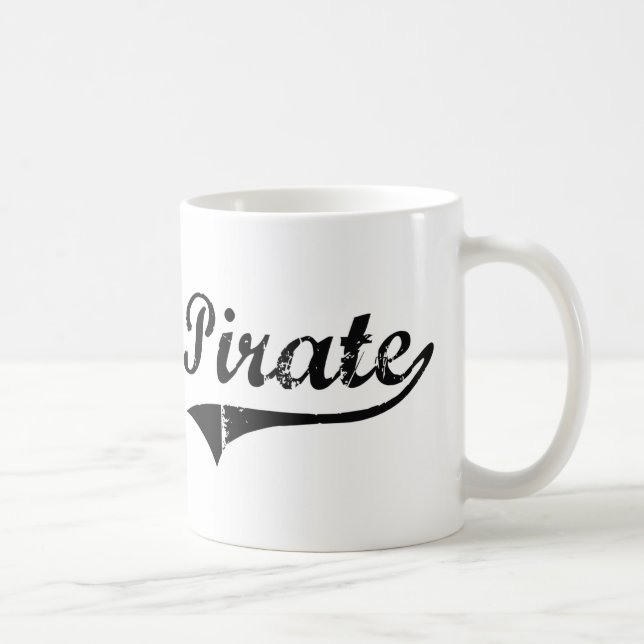 Jobb för Pirat Professionell Kaffemugg (Höger)