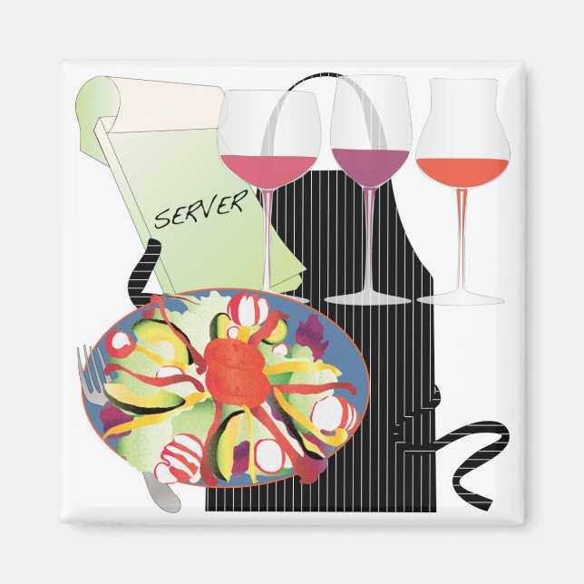 Jobb Server Magnet (Framsidan)