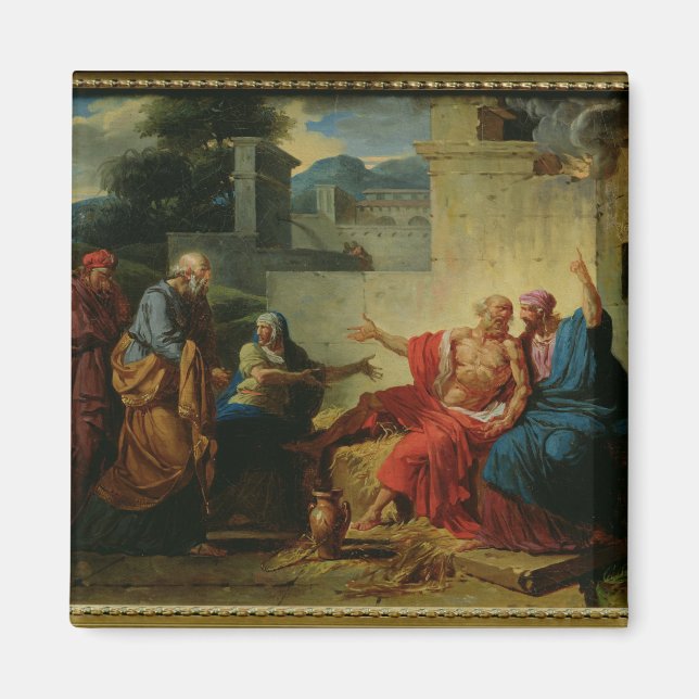 Jobb som nedkylts av hans fru, 1790 magnet (Framsidan)