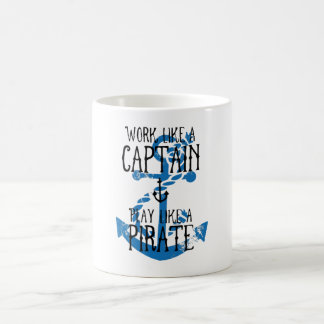 Jobba som en kapten och spela som en Pirat Kaffemugg