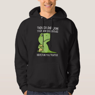 Jobbbyte Avskeds Kollega Avdelningsbyte Hoodie