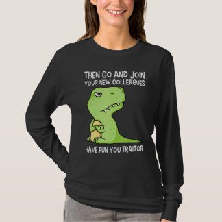 Jobbbyte Avskeds Kollega Avdelningsbyte T Shirt