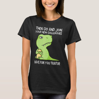 Jobbbyte Avskeds Kollega Avdelningsbyte T Shirt