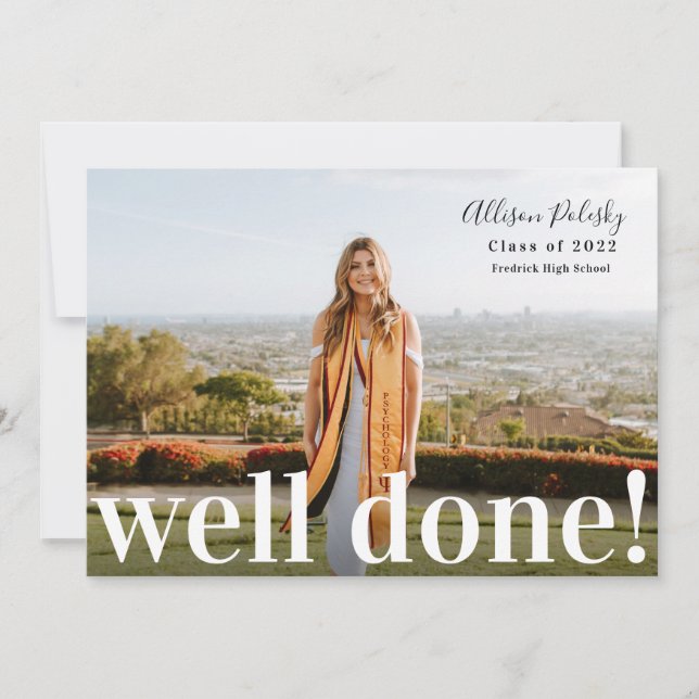 Jobbet är färdigt med fotopaklassen Studenten 2022 Meddelande (Framsida)