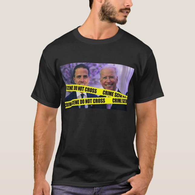 JOBBET OCH HUNTER BIDEN-FARTYG T SHIRT (Framsida)
