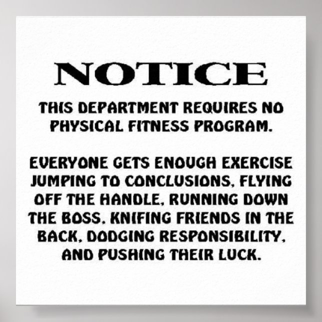 Jobbmeddelande Poster (Framsidan)