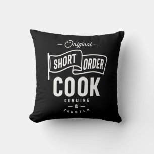 Jobbnamnsgåva för Kort Order Cook-jobb Kudde