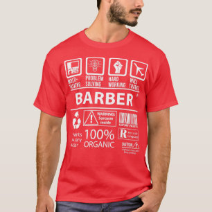 Jobbpresentationsobjekt för Barber MultiTmasking-A T Shirt
