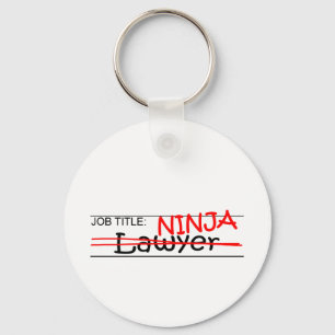 Jobbrubrik Ninja - advokat Nyckelring