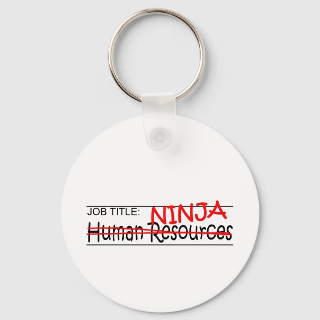 Jobbrubrik Ninja - HR Nyckelring (Framsida)