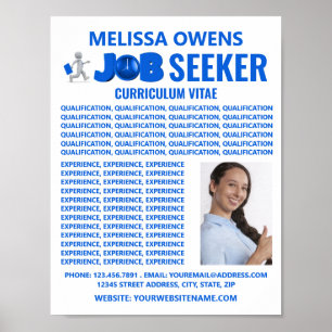 Jobbsökare, Logotyp, meritförteckning Poster