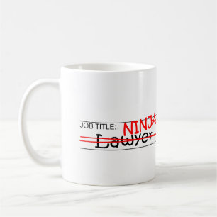 Jobbtitel Ninja - advokat Kaffemugg