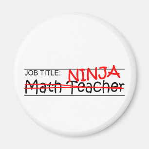 Jobbtitel Ninja - Mathlärare Magnet