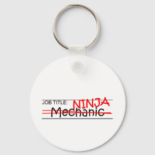 Jobbtitel Ninja - mekaniker Nyckelring