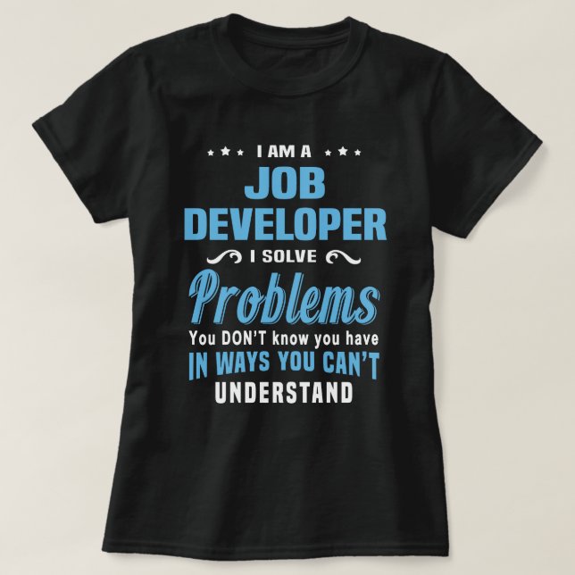 Jobbutvecklare T Shirt (Design framsida)