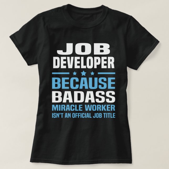 Jobbutvecklare T Shirt (Design framsida)