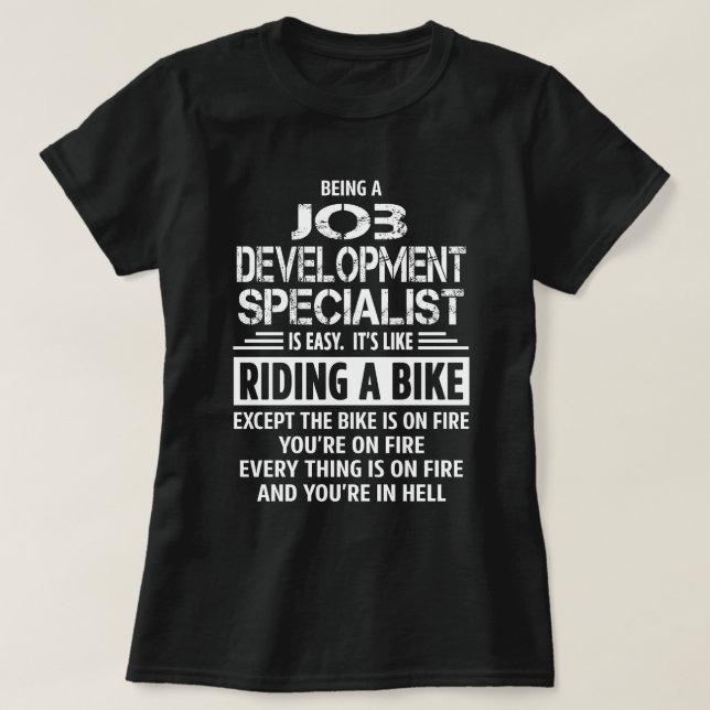 Jobbutvecklingsspecialist T Shirt (Design framsida)