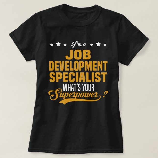Jobbutvecklingsspecialist T Shirt (Design framsida)