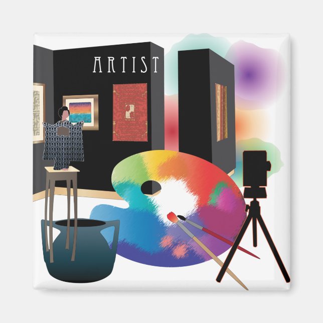 Jobs Artist Magnet (Framsidan)