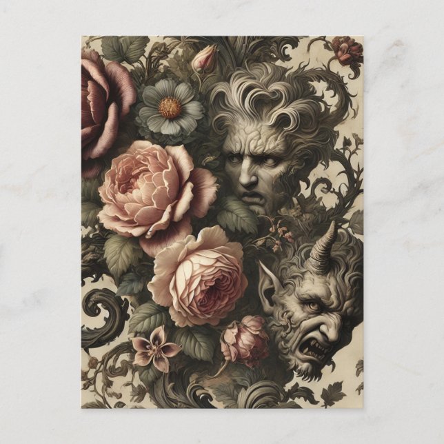 🩸 Jobs for Boys - Gothic Victorian Helg Vykort (Framsida)