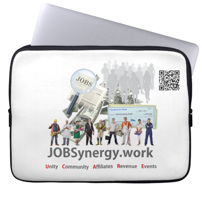 JOBSynergy - Laptop sleeve 13 tum (Framsidan)