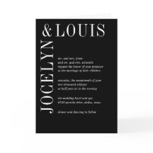 Jocelyn Black Modern Bröllop