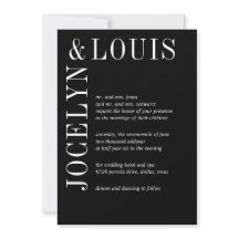 Jocelyn Black Modern Bröllop