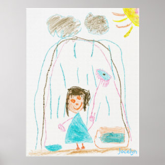 Jocelyn Rainy Day Poster