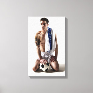 Jock för fotboll 41873a canvastryck