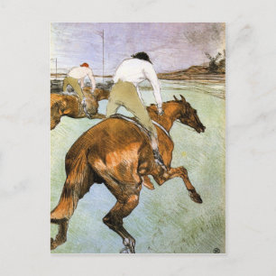 Jockey 2 av Toulouse-Lautrec Vykort