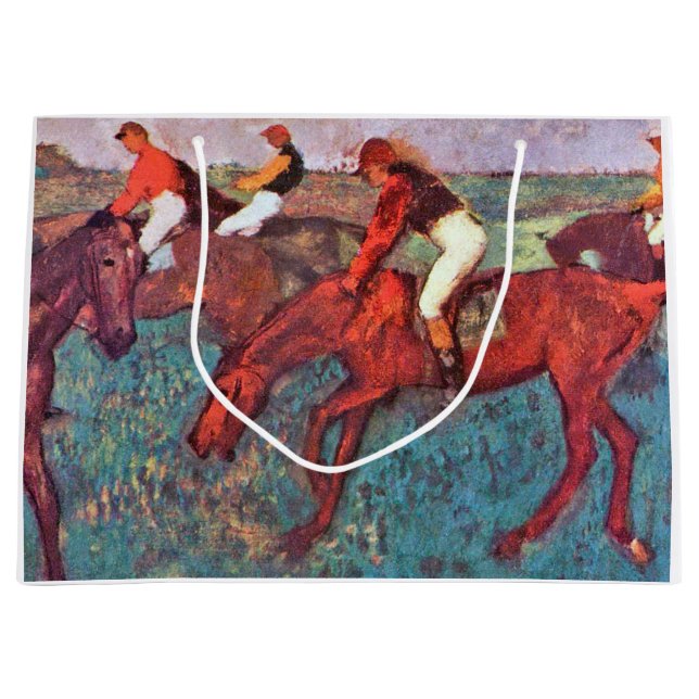 Jockey and Horse, Edgar Degas (Framsidan)