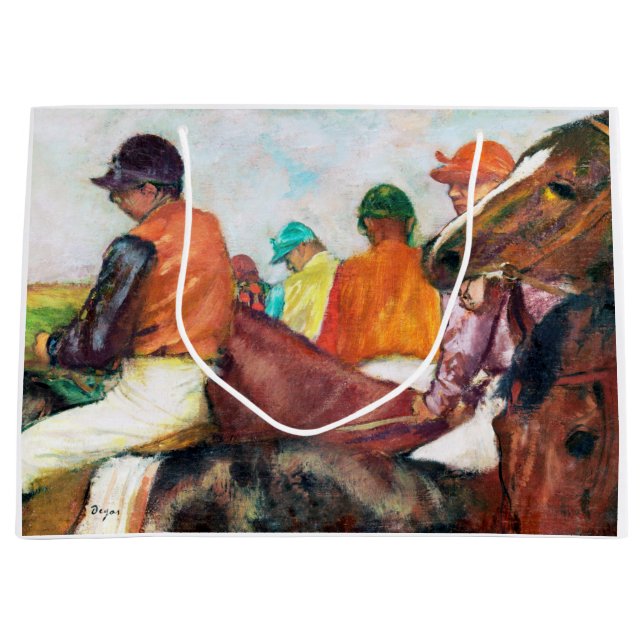 Jockey and Horse, Edgar Degas (Framsidan)