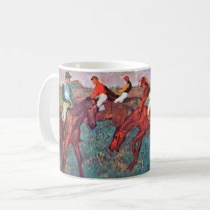 Jockey and Horse, Edgar Degas Kaffemugg