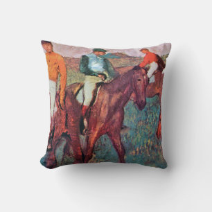 Jockey and Horse, Edgar Degas Kudde